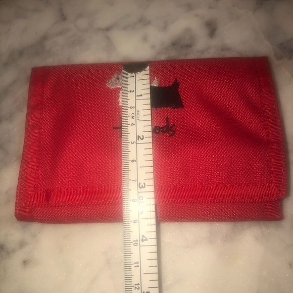 VTG Harrods Folding Velcro Wallet Scottie Scottish Terrier Dogs 5.5” x 3.5” - Picture 6 of 6